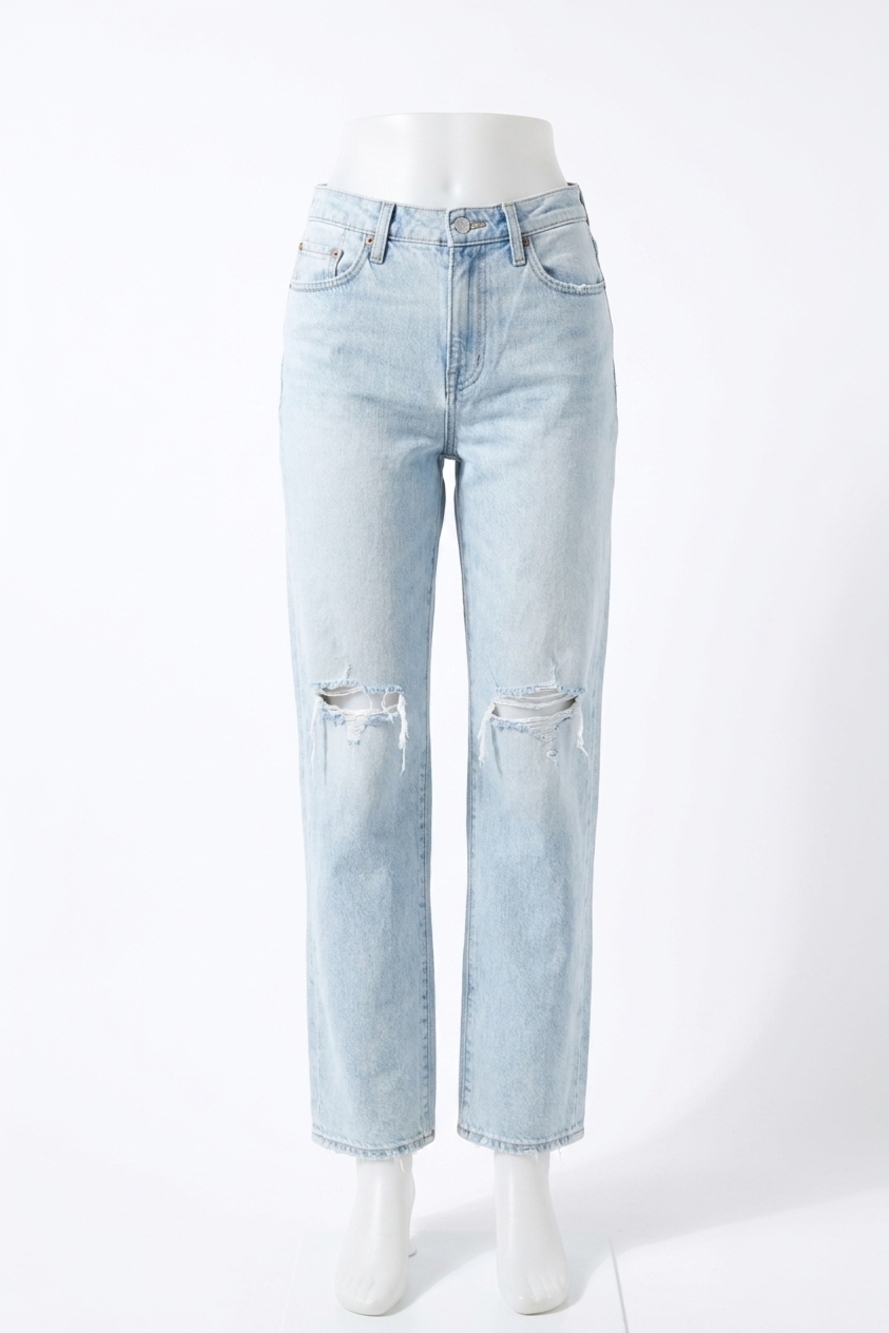 NEW DAZE sundaze high rise straight jeans in first sight vintage wash